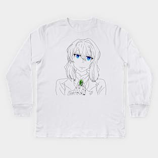 Violet Evergarden Kids Long Sleeve T-Shirt